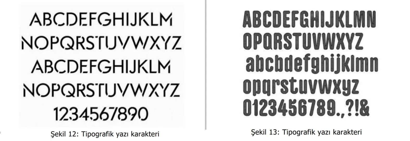 tipografik yazı karakter örnekleri-Paraf Patent